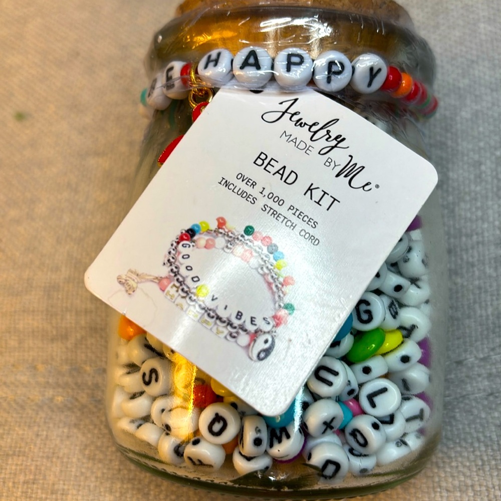 BEAD Bracelet Kit - Jewelry made by me (To be Happy)